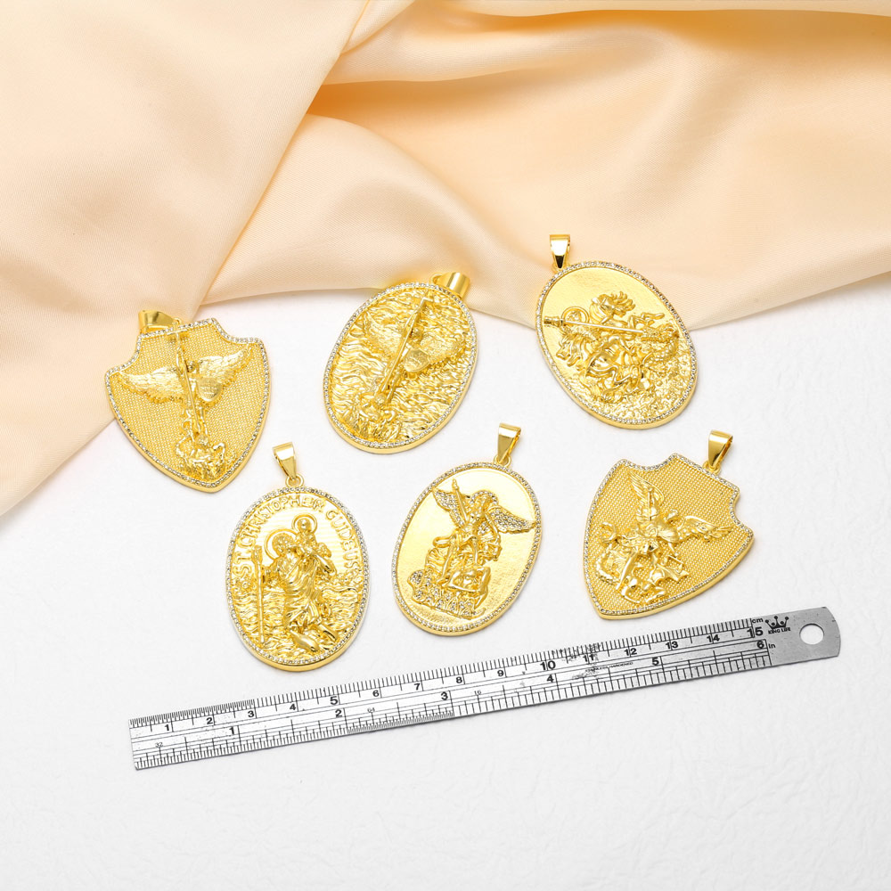 OCESRIO Medali St Michael untu - Jewelry Making Michaels ulasan dan harga