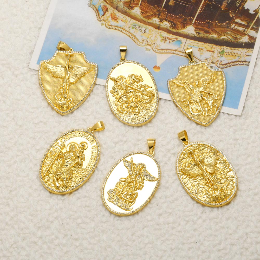 OCESRIO Medali St Michael untu - Jewelry Making Michaels ulasan dan harga