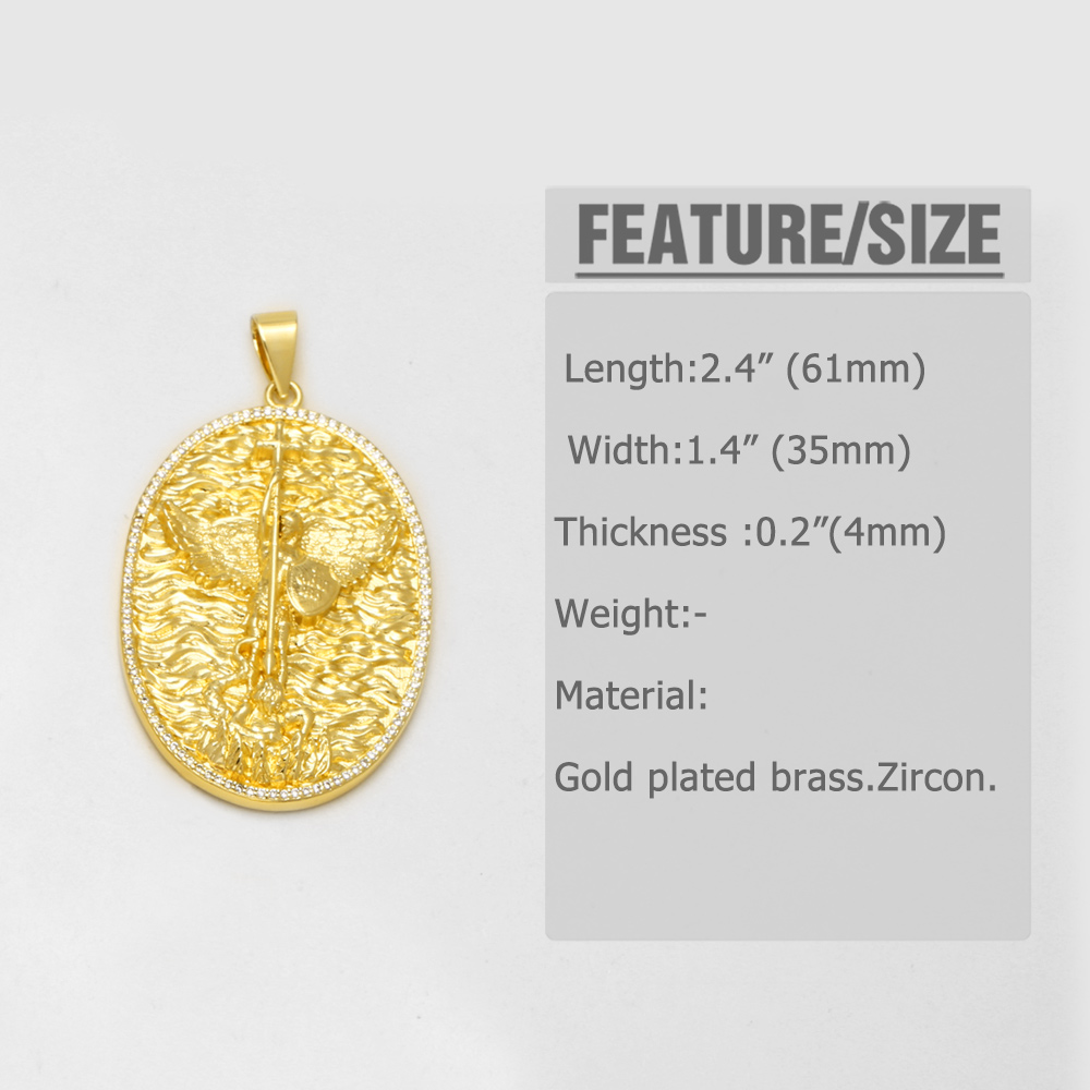 OCESRIO Medali St Michael untu - Jewelry Making Michaels ulasan dan harga