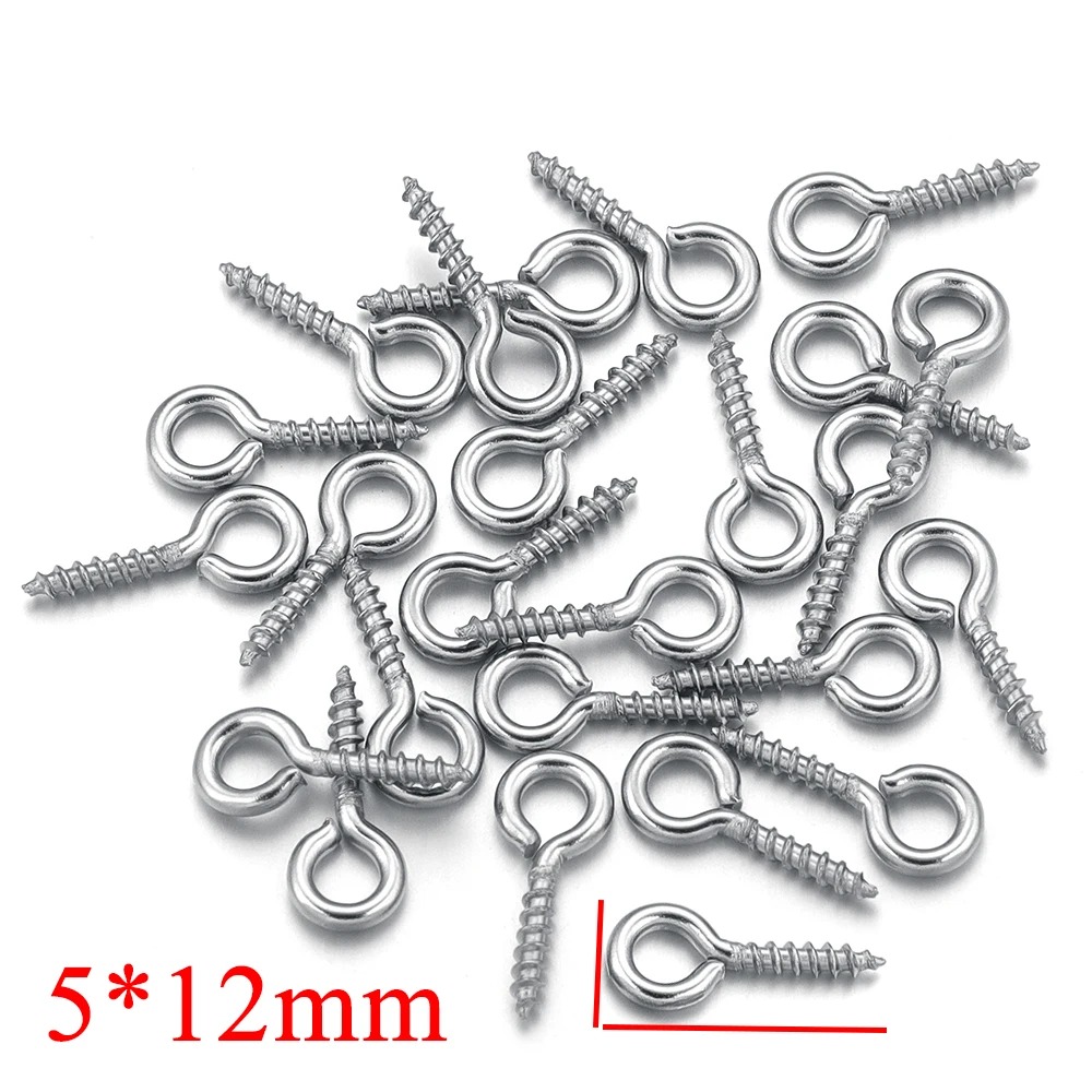 100 Buah/Lot Pin Mata Sekrup M - Jewelry Making Wire ulasan dan harga