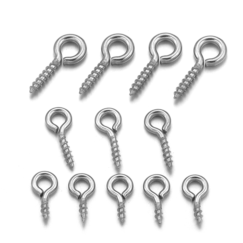 100 Buah/Lot Pin Mata Sekrup M - Jewelry Making Wire ulasan dan harga