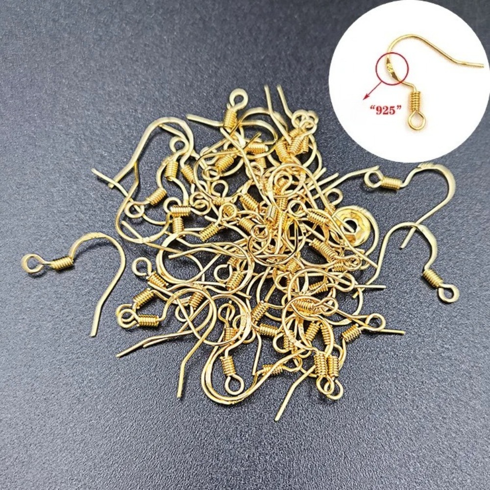 Kait Anting Berlapis Emas 100P - Jewelry Making Wire ulasan dan harga