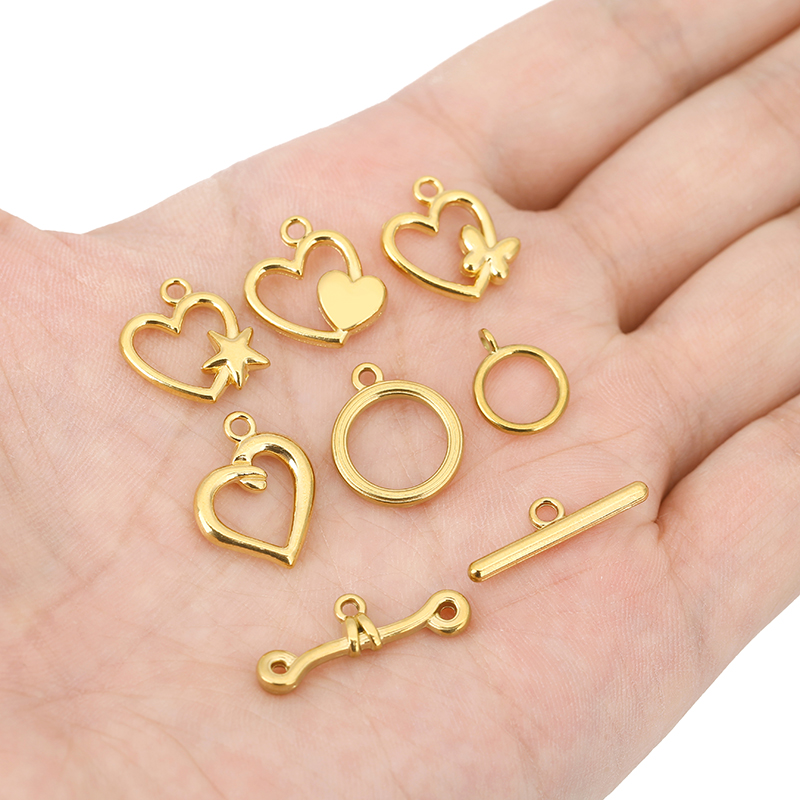 5 Set Kait Pengait Gelang Baja - Jewelry Making Hardware ulasan dan harga