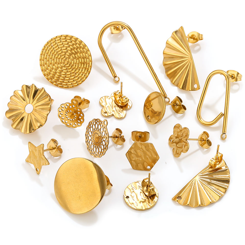 10pcs Anting Baja Tahan Karat  - Jewelry Making Soldering Kit ulasan dan harga