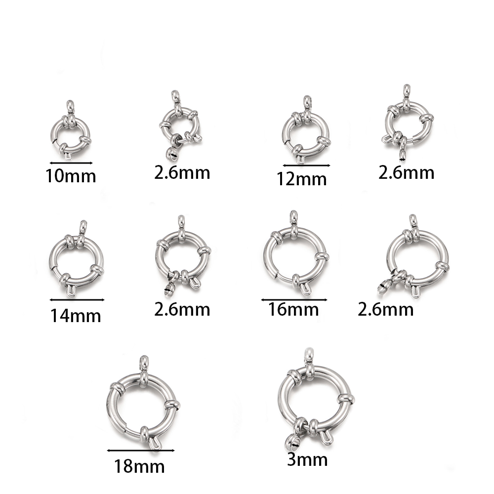2 Buah Kait Gesper Pegas Bulat - Jewelry Making Hardware ulasan dan harga