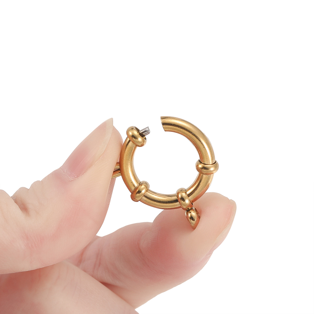 2 Buah Kait Gesper Pegas Bulat - Jewelry Making Hardware ulasan dan harga