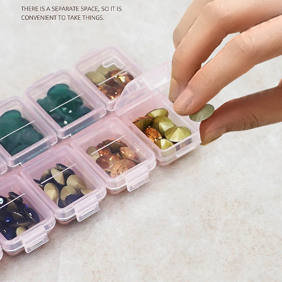 Kotak Penyimpanan Plastik 12 K - Jewelry Making Organizer Box ulasan dan harga