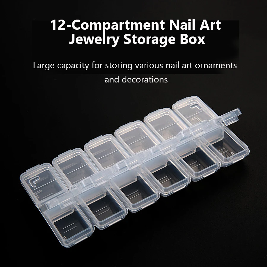 Kotak Penyimpanan Plastik 12 K - Jewelry Making Organizer Box ulasan dan harga