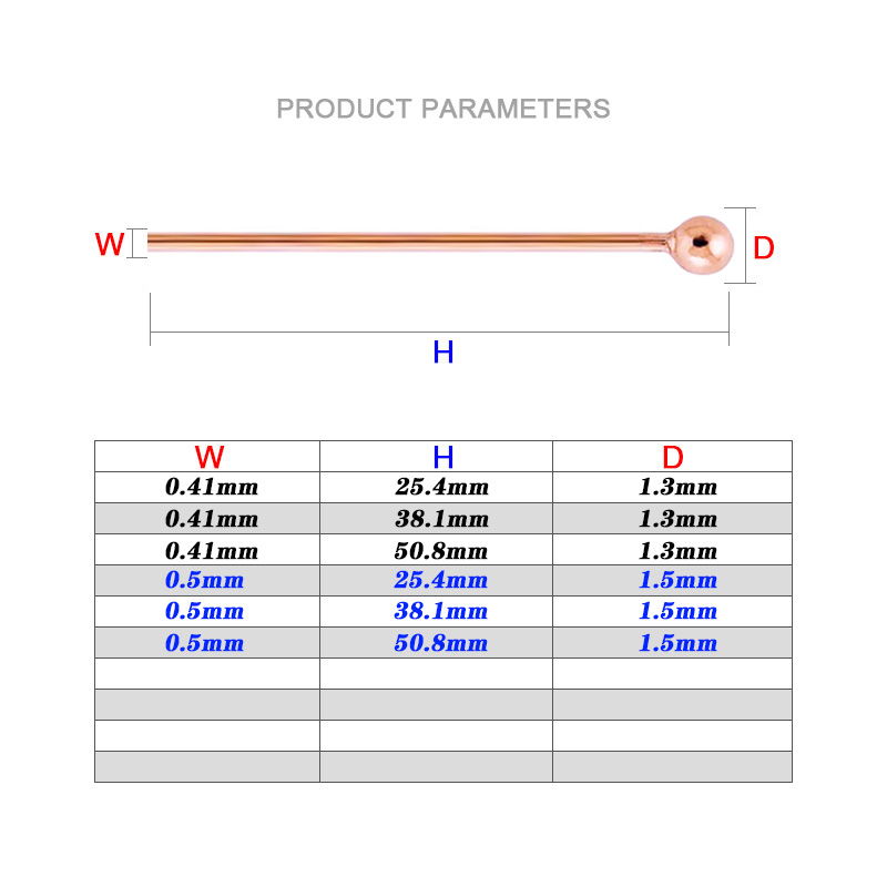Kawat Ball Headpin Isi Emas Ro - Jewelry Making Wire ulasan dan harga