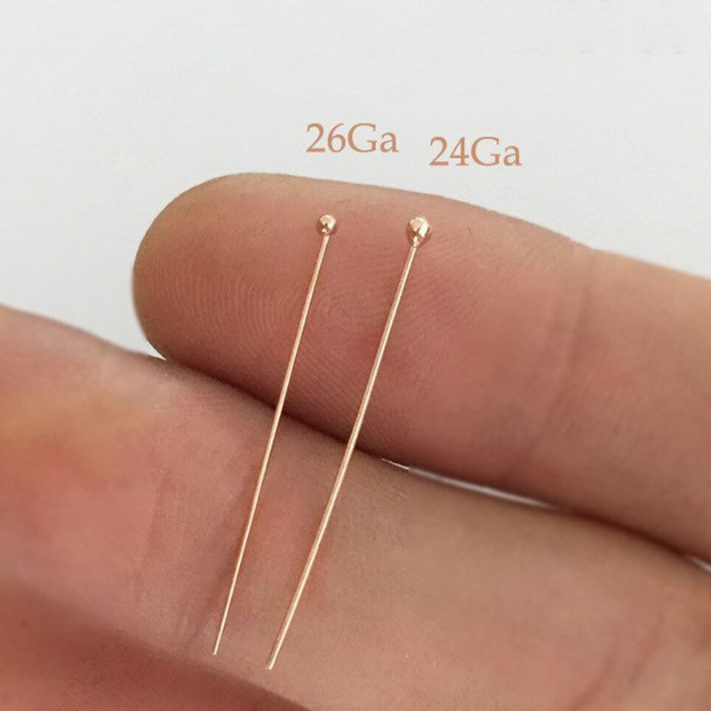 Kawat Ball Headpin Isi Emas Ro - Jewelry Making Wire ulasan dan harga