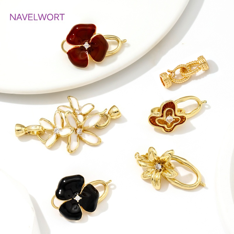 Aksesori gesper konektor jepit - Jewelry Making Bead ulasan dan harga