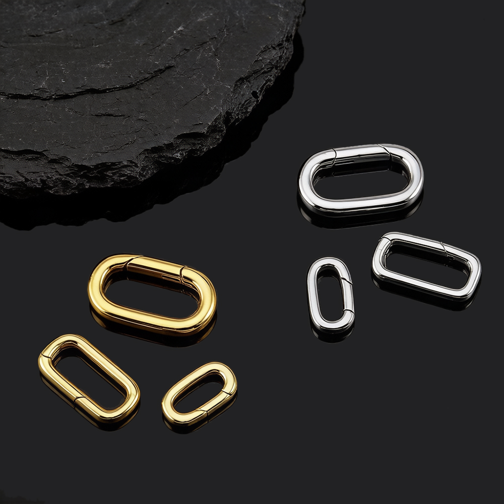 2pcs Pengait Kalung Oval Berla - Jewelry Making Bead ulasan dan harga