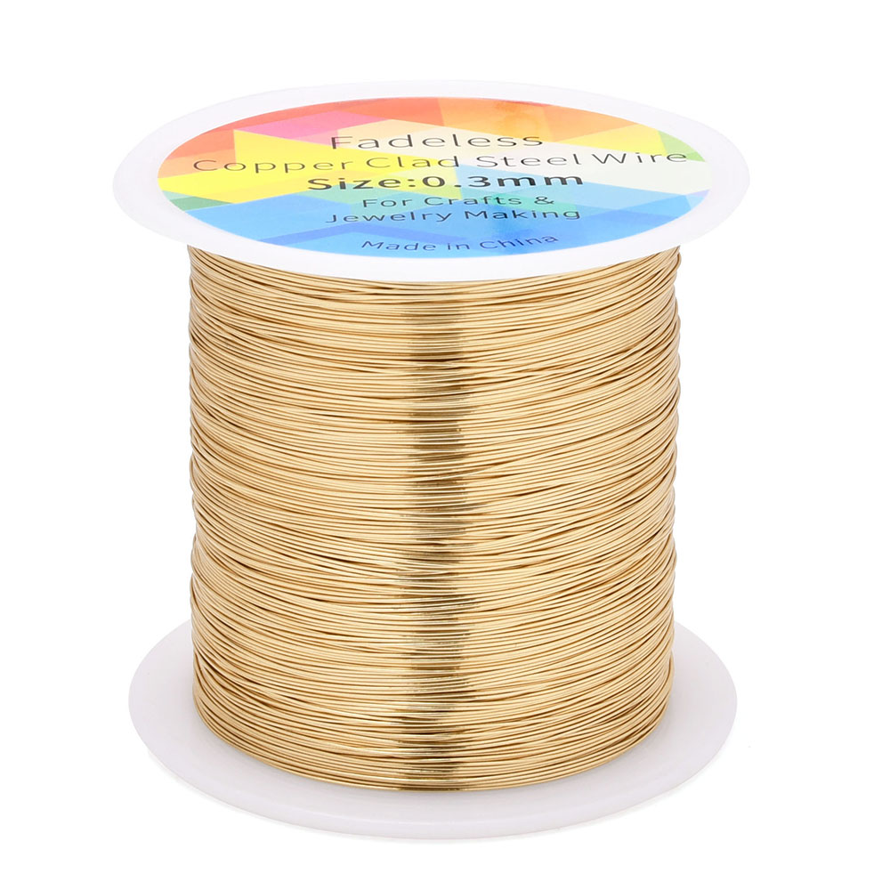 100M/328ft Kawat Baja Berlapis - Jewelry Making Wire ulasan dan harga